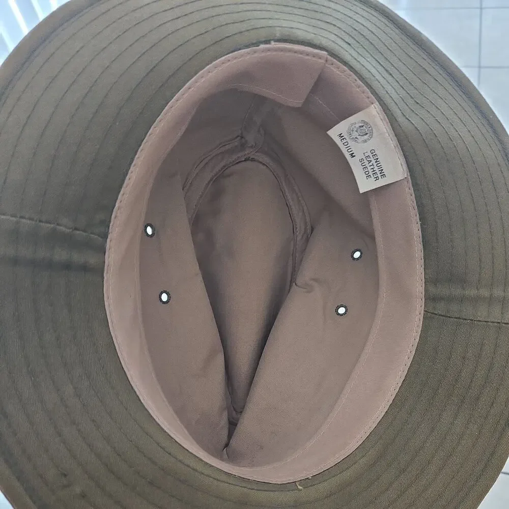 vintage Boy Scout Campaigner Scoutmaster’s Hat sz m suede leather